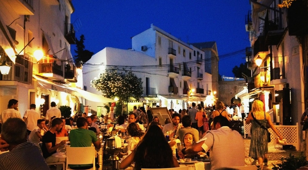 dalt vila ibiza eivissa restaurants spain