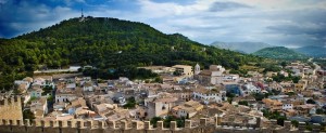 Capdepera Town property market view from the castle.