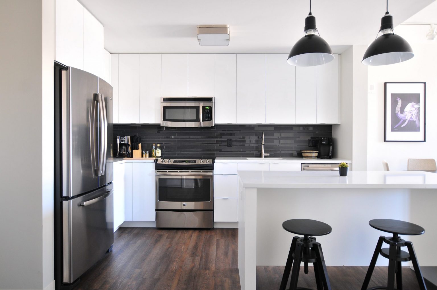 Kitchen of an apartment for sale