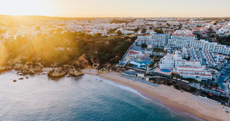 Houses near the ocean in Algarve, Portugal. Photo from Humphrey Muleba