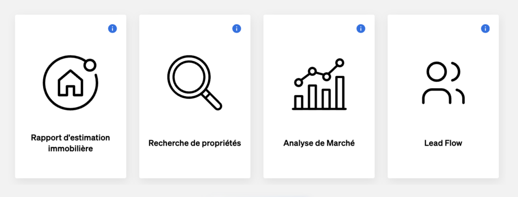 Sélectionnez le rapport d'estimation immobilière