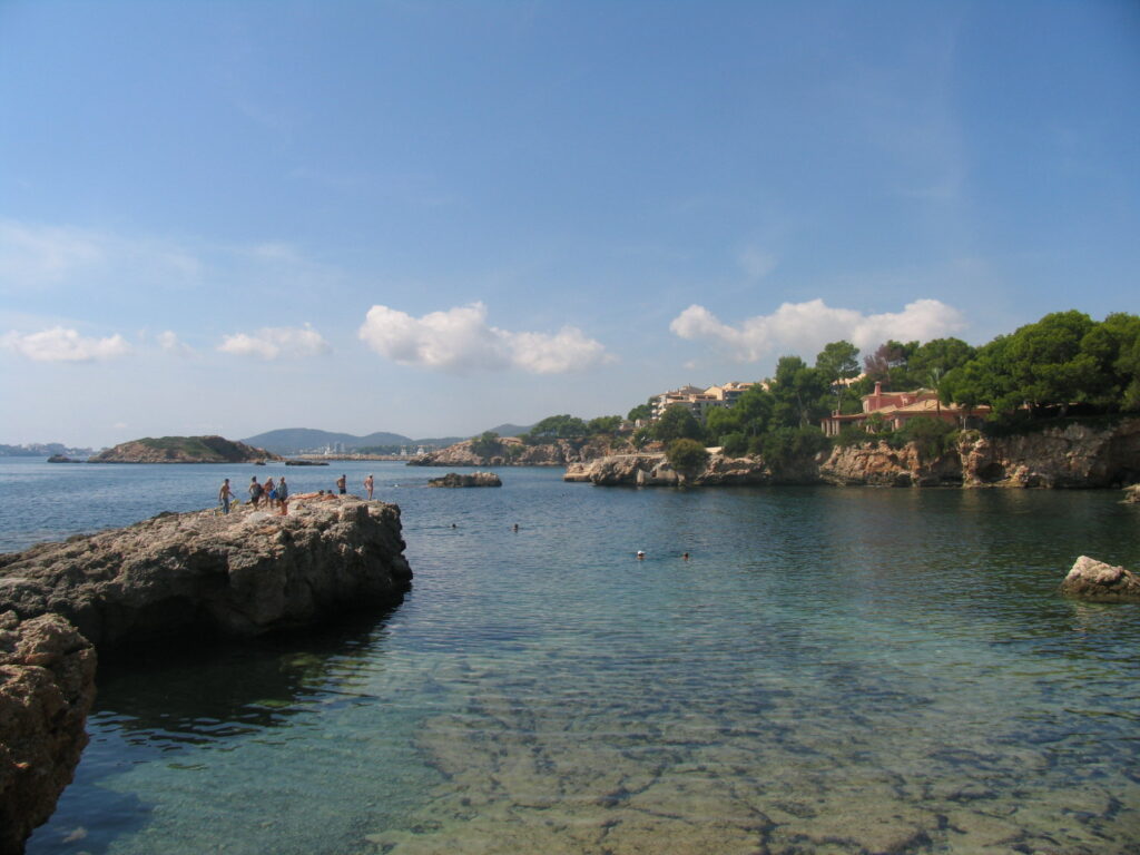 Beach in Bendinat, Mallorca