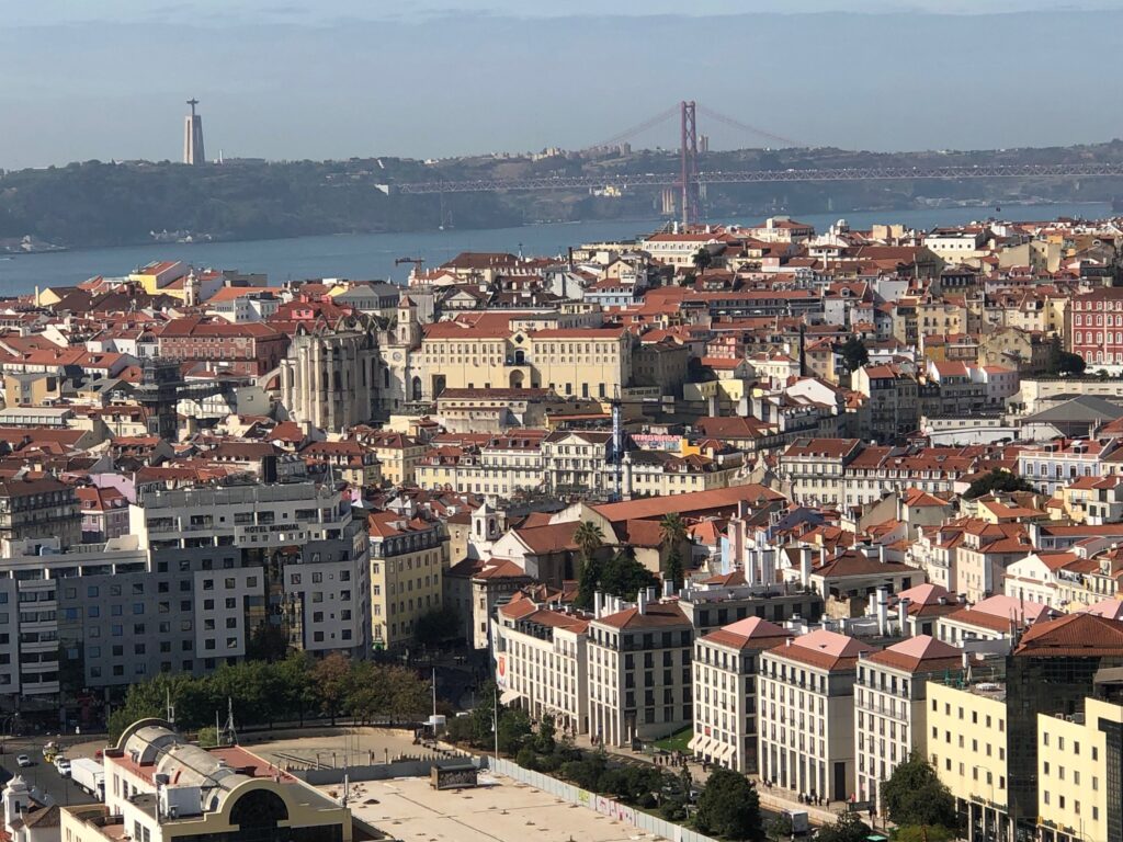 Vista do Miradouro de Nossa Senhora do Monte, São Vicente, Lisboa