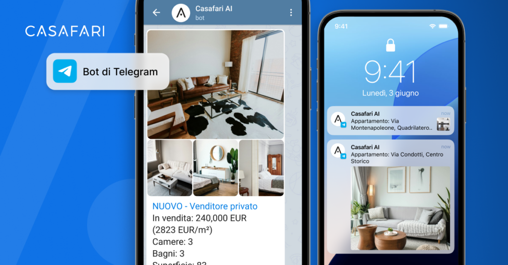 Come funziona il Bot Telegram di CASAFARI per i professionisti del settore immobiliare
