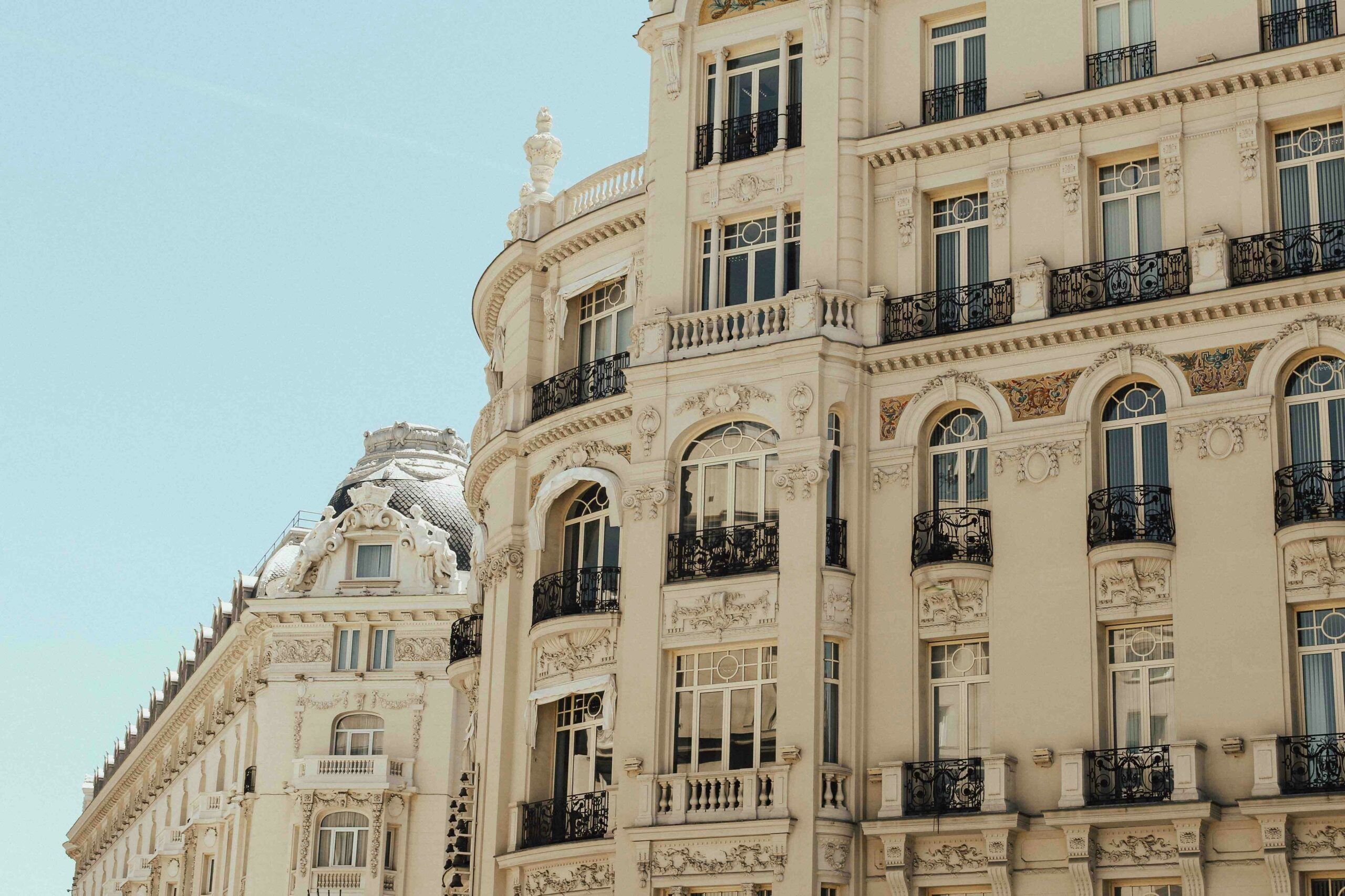 Building in the city centre of Madrid