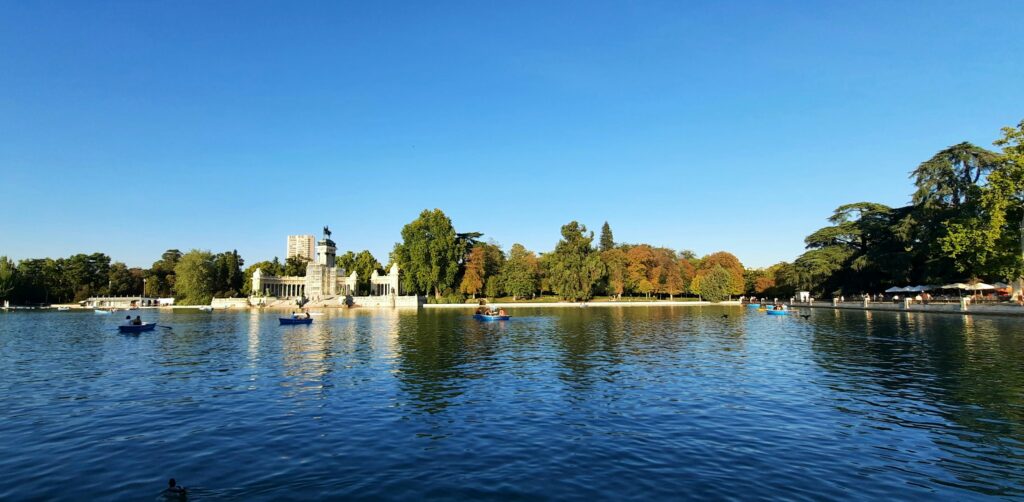 El Retiro Park, in Madrid, Spain