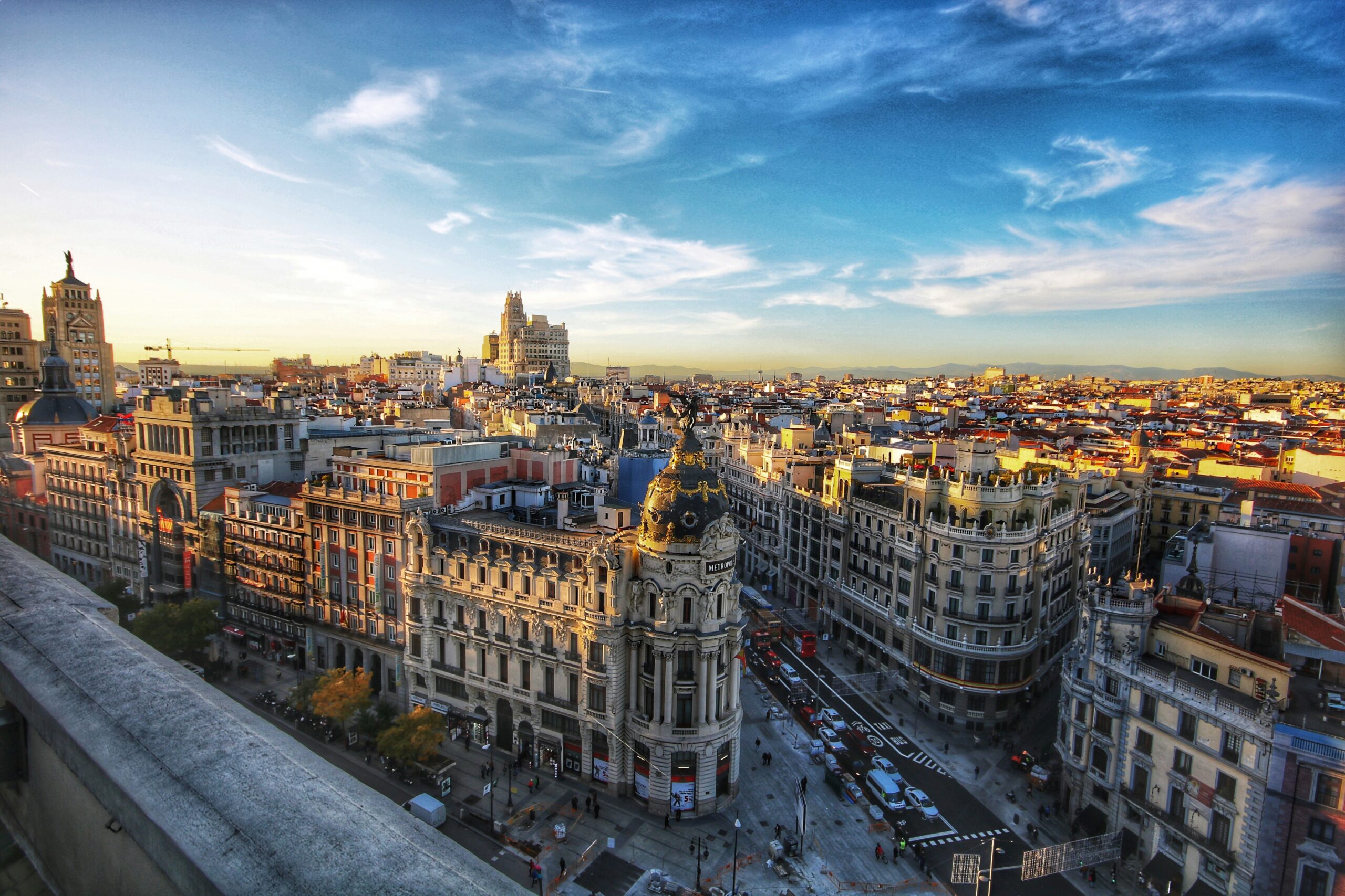 Gran Vía, en Madrid