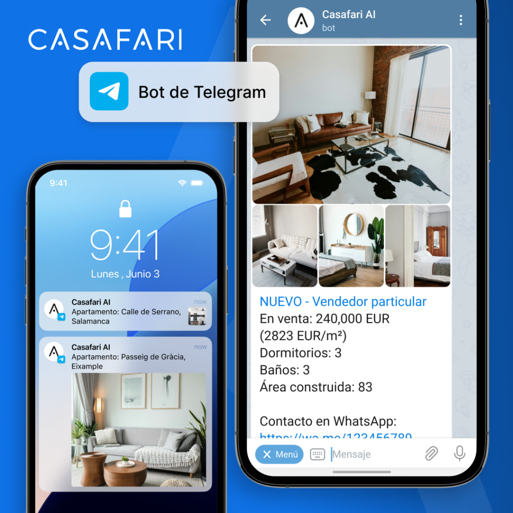 Bot de Telegram de CASAFARI