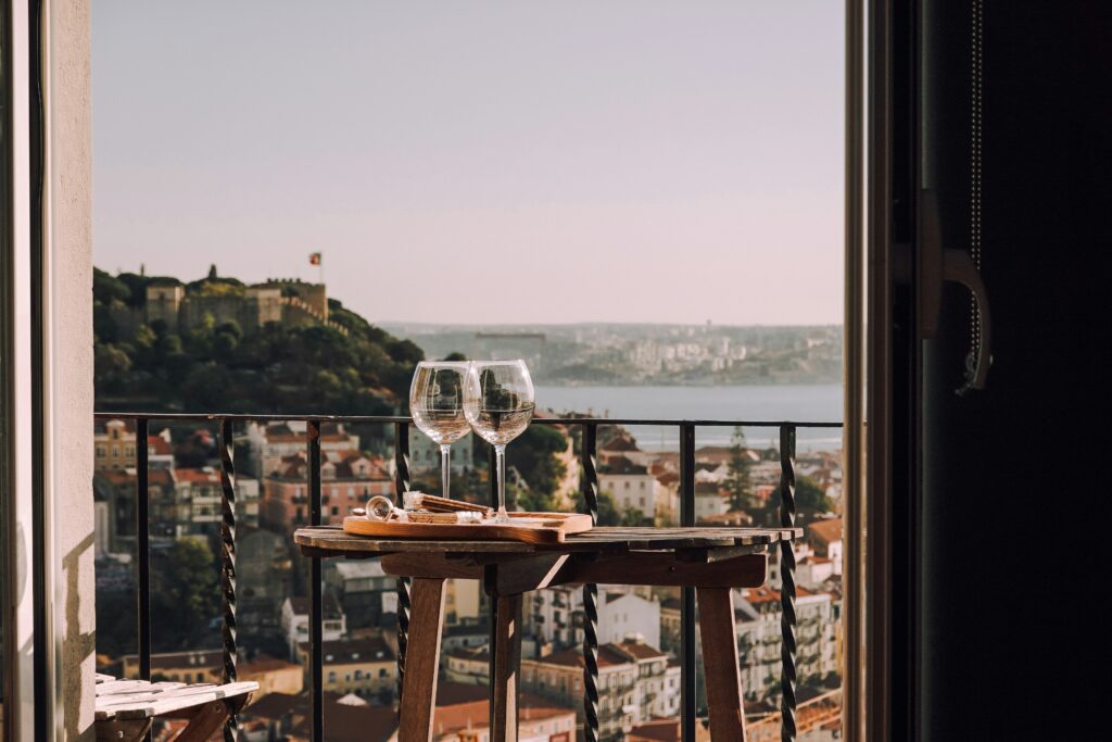 A balcony with a view also increases the appeal of a property for sale